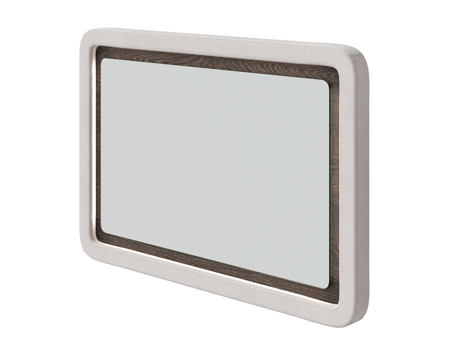 Зеркало Орматек Megapolis ЛДСП Кантербериткань Дуб КантербериManhattan Цветочный белый 95x65 35100₽